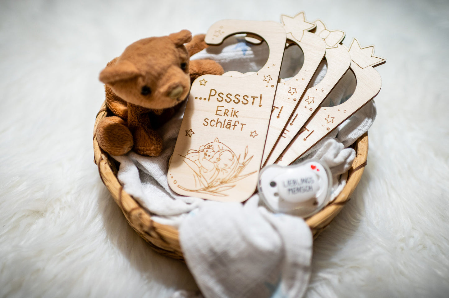 Baby Türschild - Baby Schläft