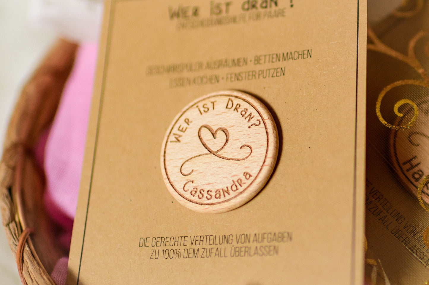 Entscheidungsmünze Geschenk für Paare