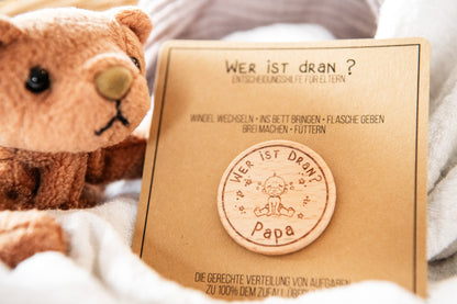 Entscheidungsmünze Eltern