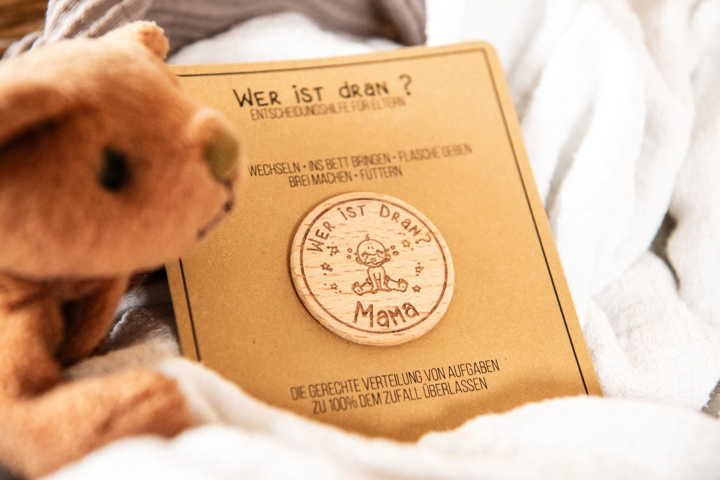 Entscheidungsmünze Eltern