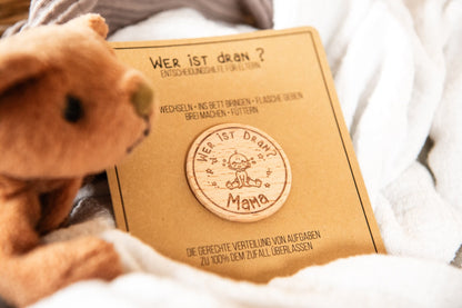Entscheidungsmünze Eltern